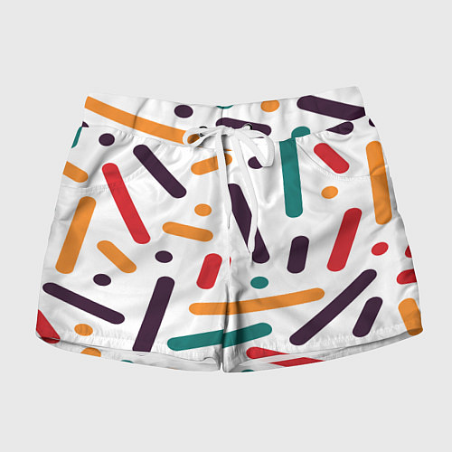 Женские шорты Oval oil / 3D-принт – фото 1