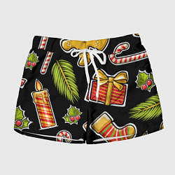 Женские шорты Рождественский вайб