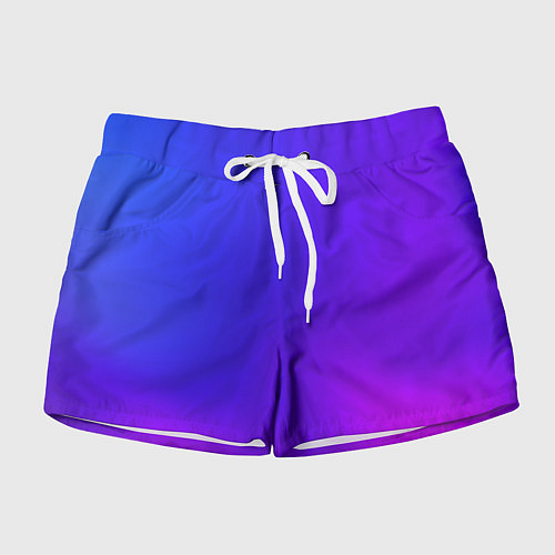 Женские шорты Color multicolored gradient / 3D-принт – фото 1