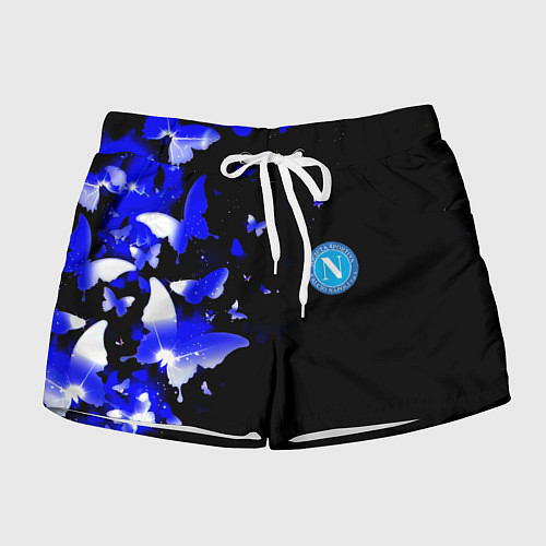 Женские шорты Наполи бабочки текстура / 3D-принт – фото 1