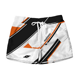 Шорты женские CS:GO Asiimov P250 Style, цвет: 3D-принт