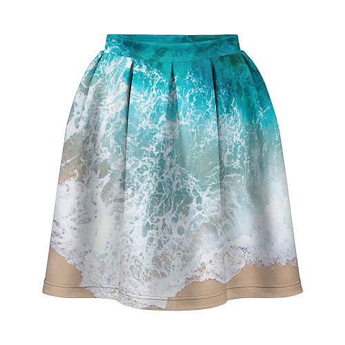 Женская юбка Берег / 3D-принт – фото 1