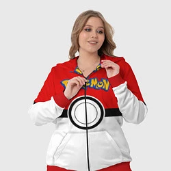 Женский 3D-костюм Покеболл 3, цвет: 3D-красный — фото 2