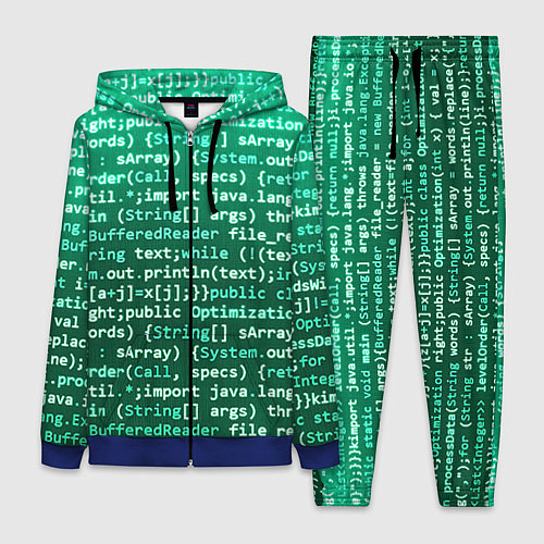 Женский костюм Программирование 8 / 3D-Синий – фото 1