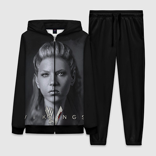 Женский костюм Vikings: Ladgerda / 3D-Черный – фото 1