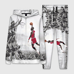 Женский 3D-костюм Michael Jordan NBA, цвет: 3D-белый