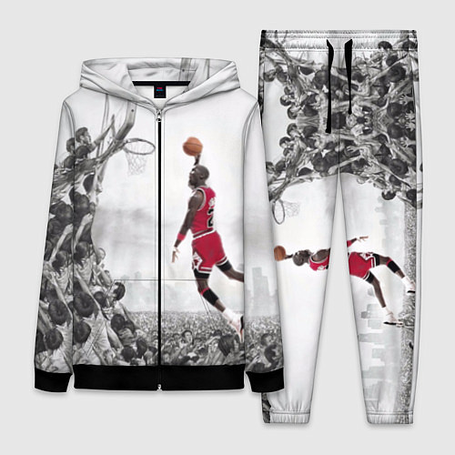 Женский костюм Michael Jordan NBA / 3D-Черный – фото 1