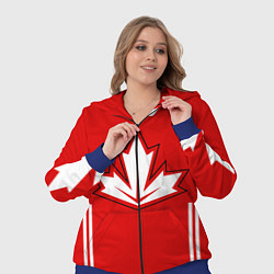 Женский 3D-костюм Сборная Канады: домашняя форма, цвет: 3D-синий — фото 2