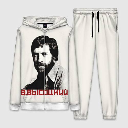 Женский костюм Высоцкий / 3D-Белый – фото 1