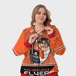 Женский 3D-костюм Philadelphia Flyers, цвет: 3D-красный — фото 2