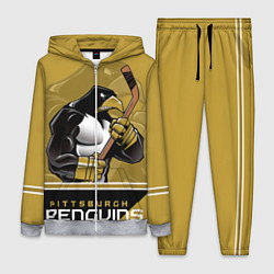 Женский 3D-костюм Pittsburgh Penguins, цвет: 3D-меланж