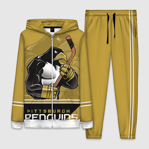 Женский костюм Pittsburgh Penguins / 3D-Белый – фото 1