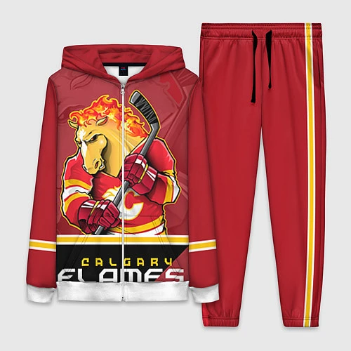 Женский костюм Calgary Flames / 3D-Белый – фото 1