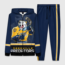 Женский 3D-костюм Nashville Predators, цвет: 3D-черный