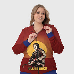Женский 3D-костюм Stalin: Ill Be Back, цвет: 3D-синий — фото 2
