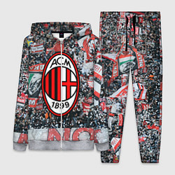 Женский 3D-костюм Milan FC, цвет: 3D-меланж