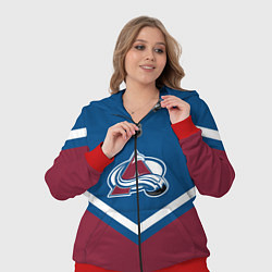 Женский 3D-костюм NHL: Colorado Avalanche, цвет: 3D-красный — фото 2