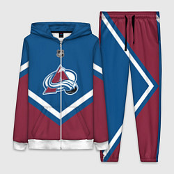 Женский 3D-костюм NHL: Colorado Avalanche, цвет: 3D-белый