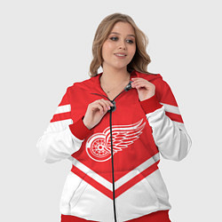 Женский 3D-костюм NHL: Detroit Red Wings, цвет: 3D-красный — фото 2