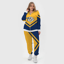 Женский 3D-костюм NHL: Nashville Predators, цвет: 3D-белый — фото 2