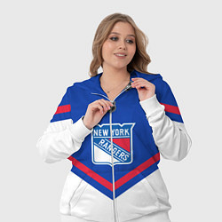 Женский 3D-костюм NHL: New York Rangers, цвет: 3D-белый — фото 2