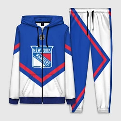 Женский 3D-костюм NHL: New York Rangers, цвет: 3D-синий