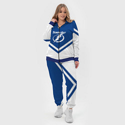 Женский 3D-костюм NHL: Tampa Bay Lightning, цвет: 3D-синий — фото 2