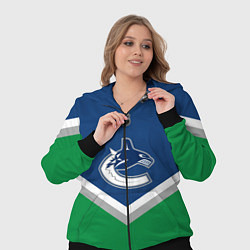 Женский 3D-костюм NHL: Vancouver Canucks, цвет: 3D-черный — фото 2