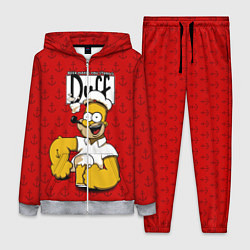 Женский 3D-костюм Duff Beer, цвет: 3D-меланж