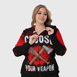 Женский 3D-костюм Choose Your Weapon, цвет: 3D-черный — фото 2