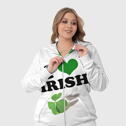 Женский 3D-костюм Ireland, I love Irish, цвет: 3D-белый — фото 2