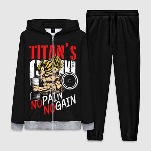 Женский костюм Titans Gym / 3D-Меланж – фото 1