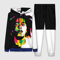 Женский 3D-костюм Bob Marley: Colors цвета 3D-синий — фото 1