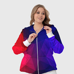 Женский 3D-костюм Red&Blue, цвет: 3D-белый — фото 2