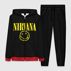 Женский 3D-костюм Nirvana Rock, цвет: 3D-красный