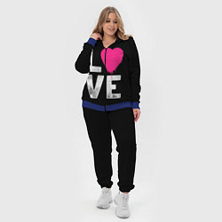Женский 3D-костюм Love Heart, цвет: 3D-синий — фото 2