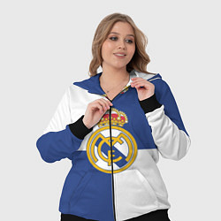 Женский 3D-костюм Real Madrid: Blue style, цвет: 3D-черный — фото 2