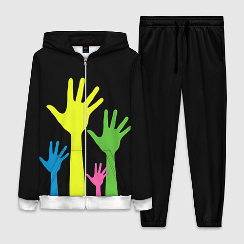 Женский костюм Руки вверх! / 3D-Белый – фото 1