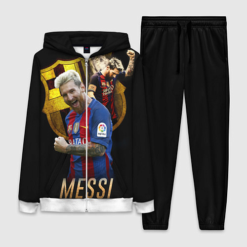 Женский костюм Messi Star / 3D-Белый – фото 1