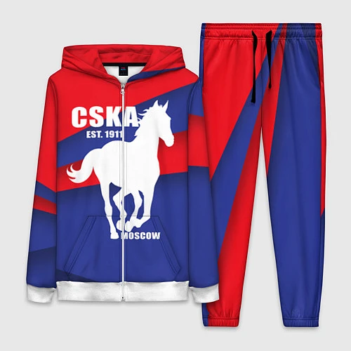 Женский костюм CSKA est. 1911 / 3D-Белый – фото 1