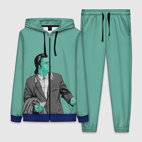 Женский костюм Недоумевающий Винсент / 3D-Синий – фото 1