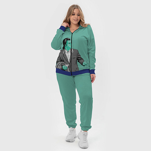 Женский костюм Недоумевающий Винсент / 3D-Синий – фото 4