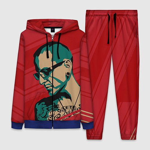 Женский костюм Chester Bennington / 3D-Синий – фото 1