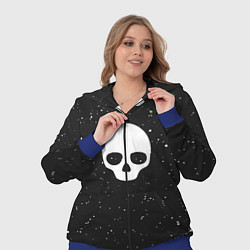 Женский 3D-костюм Black Milk Skull Classic, цвет: 3D-синий — фото 2