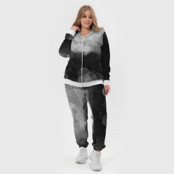 Женский 3D-костюм Polygon gray, цвет: 3D-белый — фото 2