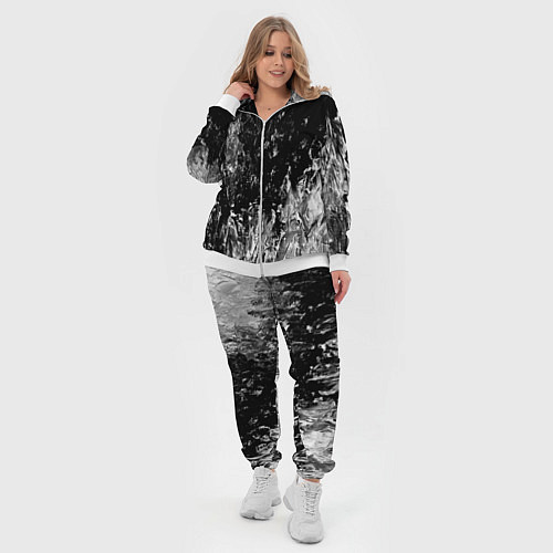 Женский костюм GRAY&BLACK / 3D-Белый – фото 4