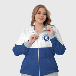 Женский 3D-костюм Chelsea FC: Light Blue, цвет: 3D-меланж — фото 2
