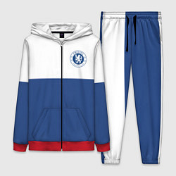 Женский 3D-костюм Chelsea FC: Light Blue, цвет: 3D-красный