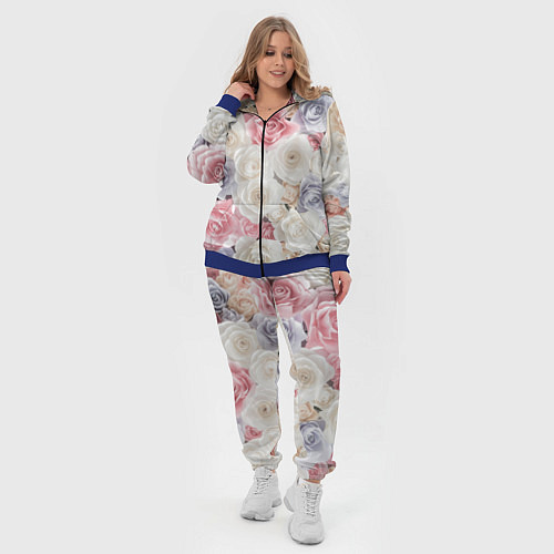 Женский костюм Букет из роз / 3D-Синий – фото 4