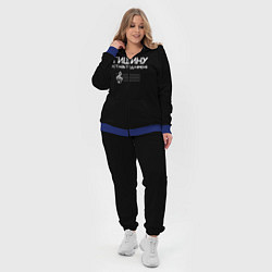 Женский 3D-костюм Тишину оставьте для меня, цвет: 3D-синий — фото 2